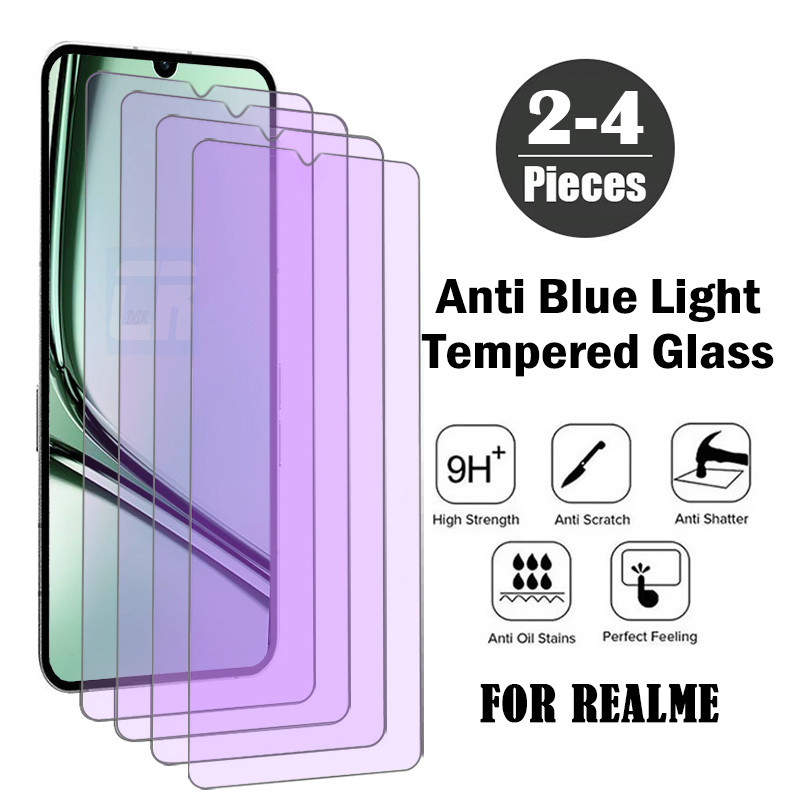 Realme Note 50 - 2-4Piece Anti Blue Light Tempered Glass