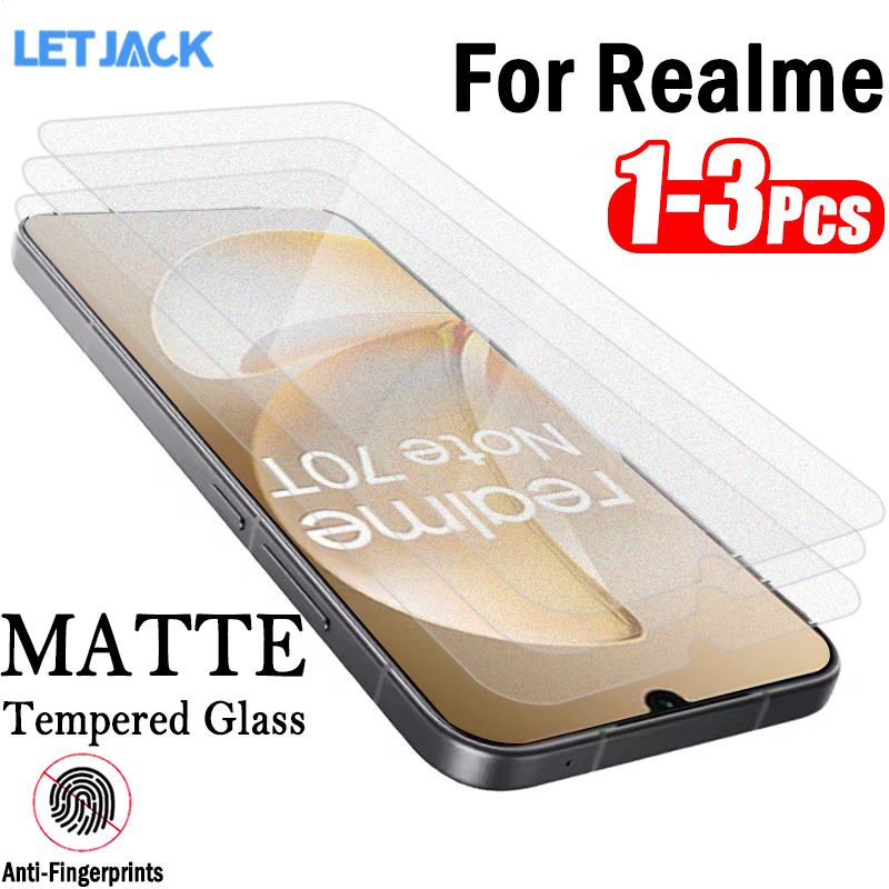 Realme Note 50 - 1-3Piece Anti-fingerprint Matte Screen Protector for