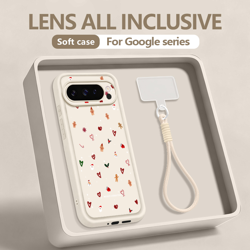 Christmas Heart Pattern Phone  - đánh giá và giá Google Pixel 8A