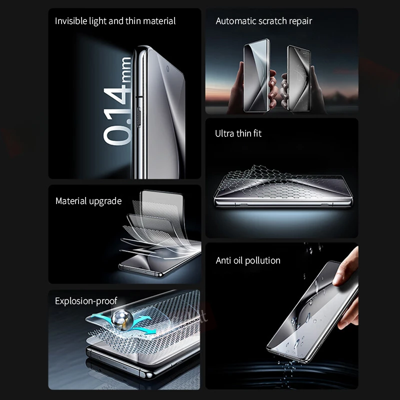 2-4Pcs Full Curved Hydrogel Fi - đánh giá và giá Vivo X200
