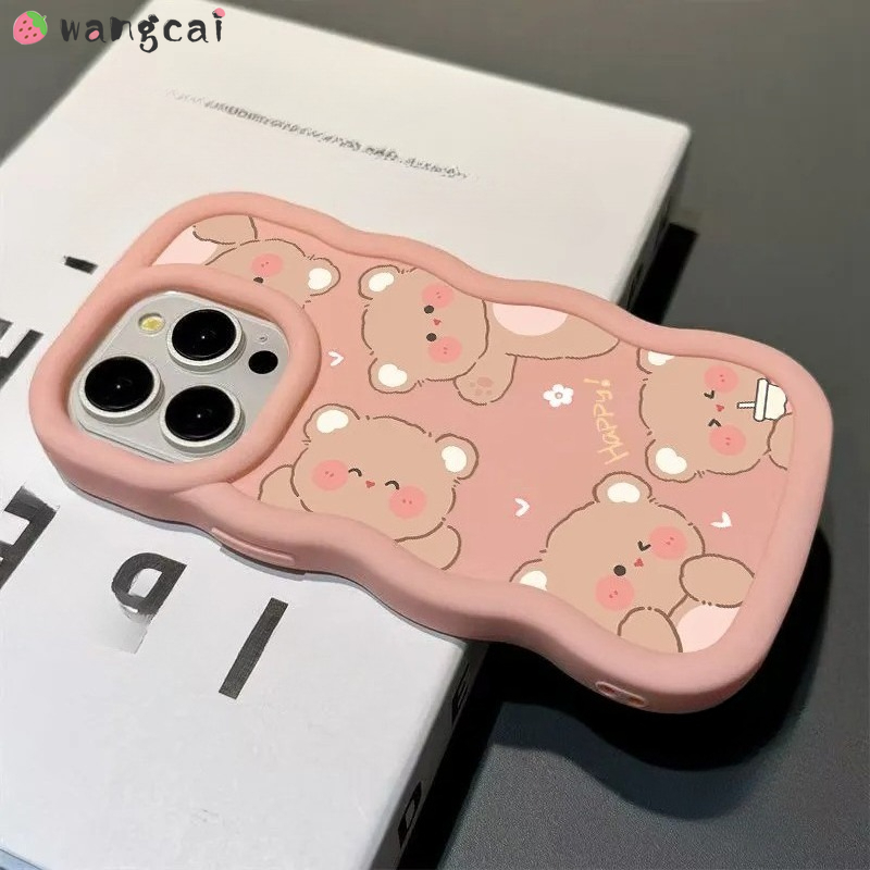 Cute Bear Macaron 3D Wave Phon - đánh giá và giá Realme Note 50