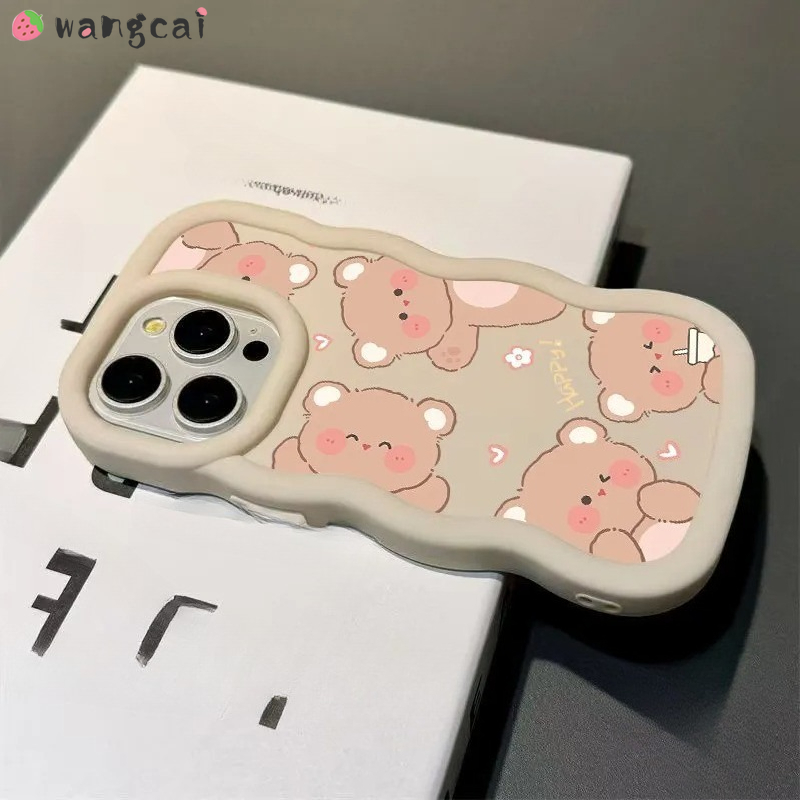 Cute Bear Macaron 3D Wave Phon - đánh giá và giá Realme Note 50